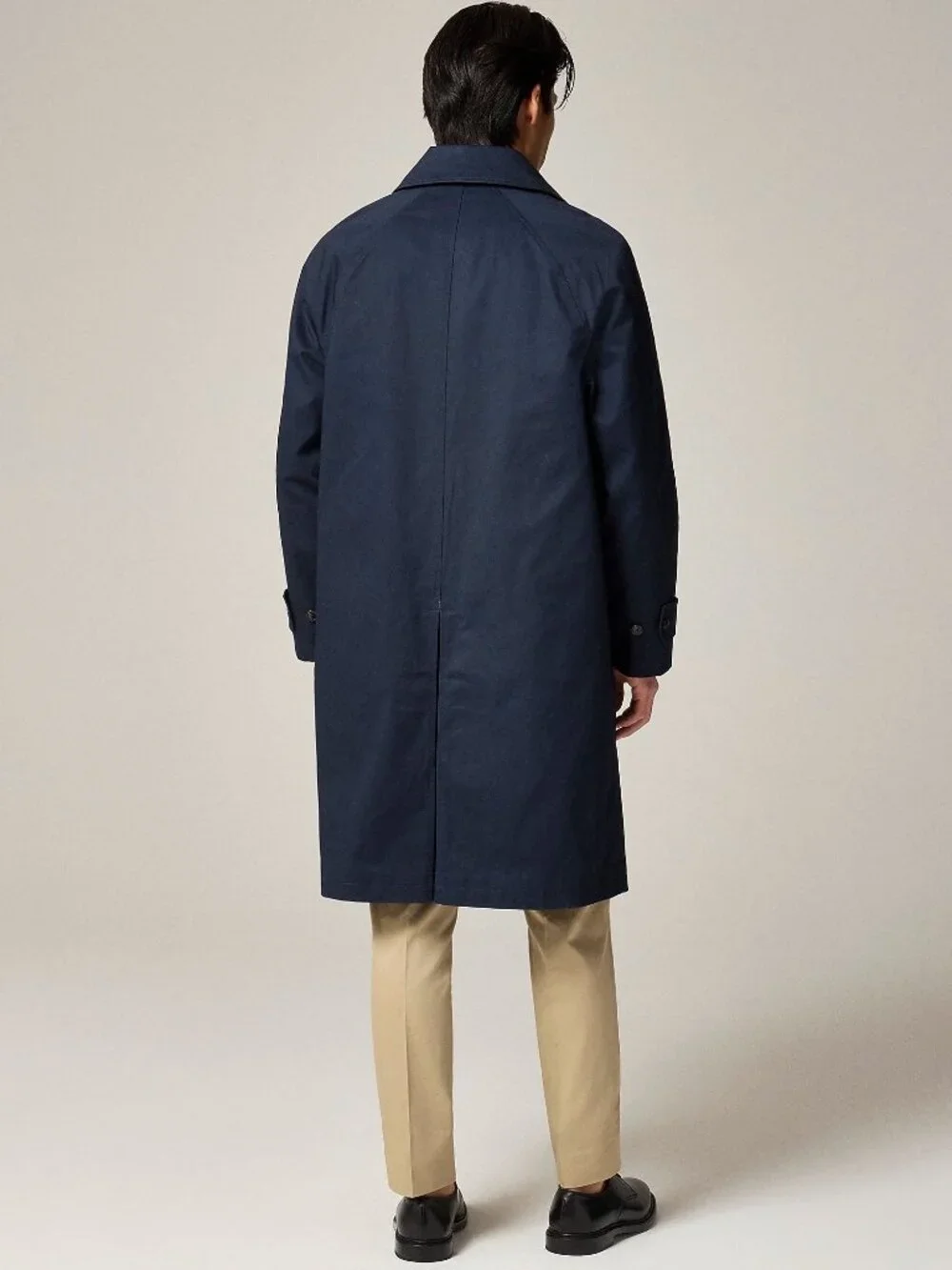 J. Crew Men's‎ Blue Rivington car coat in water-resistant cotton twill CB990 44R